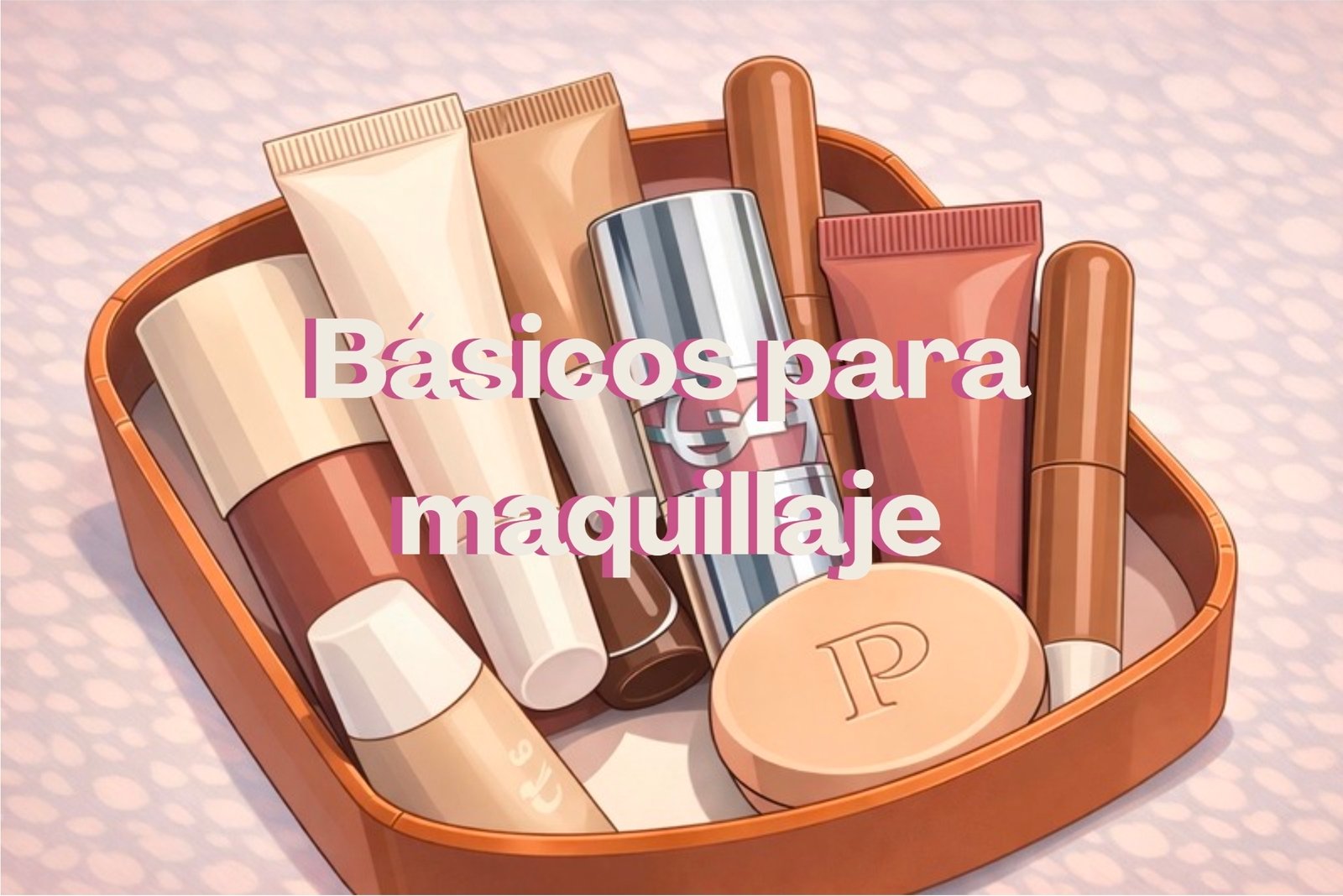 Maquillaje para principiantes productos básicos para maquillaje como base, corrector y polvo