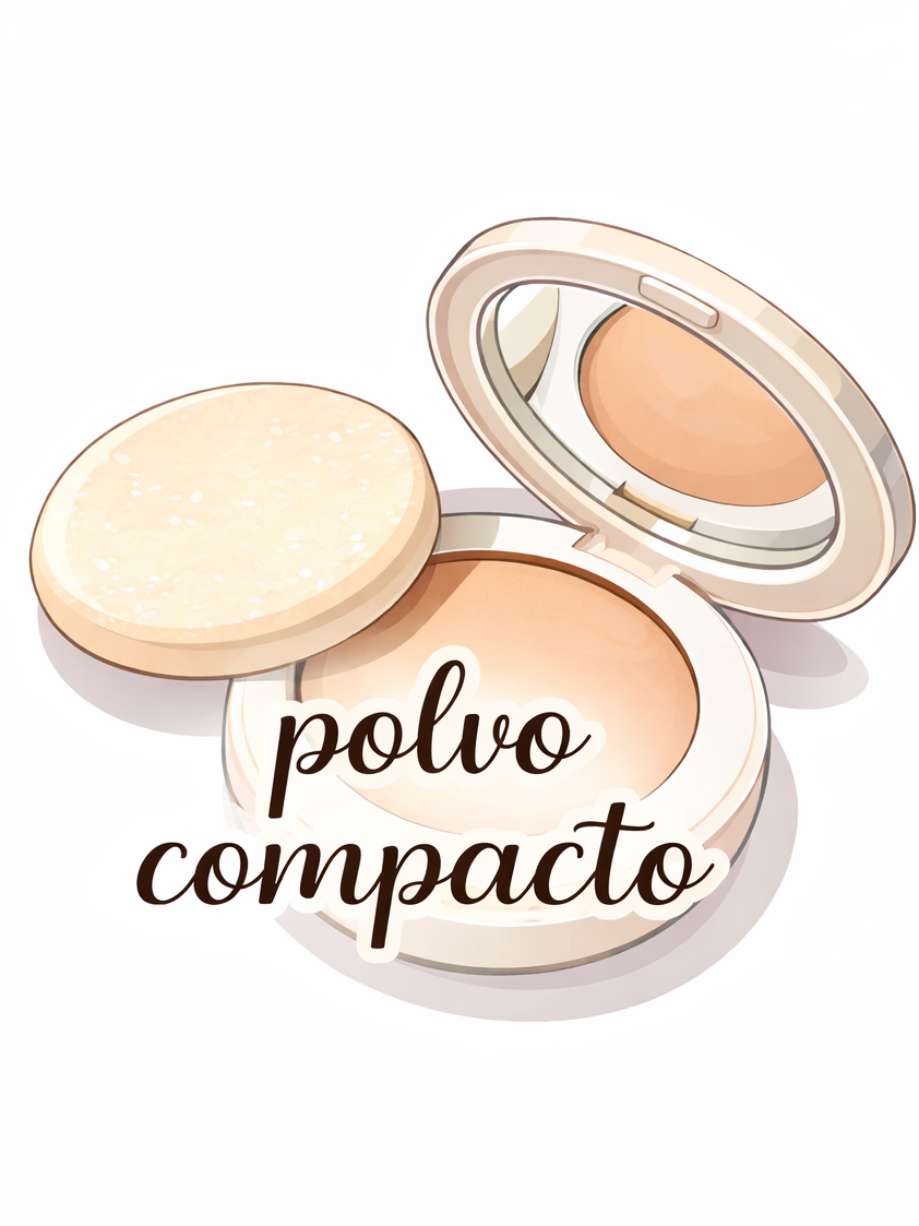Básicos para maquillaje Polvo compacto para un acabado mate y uniforme