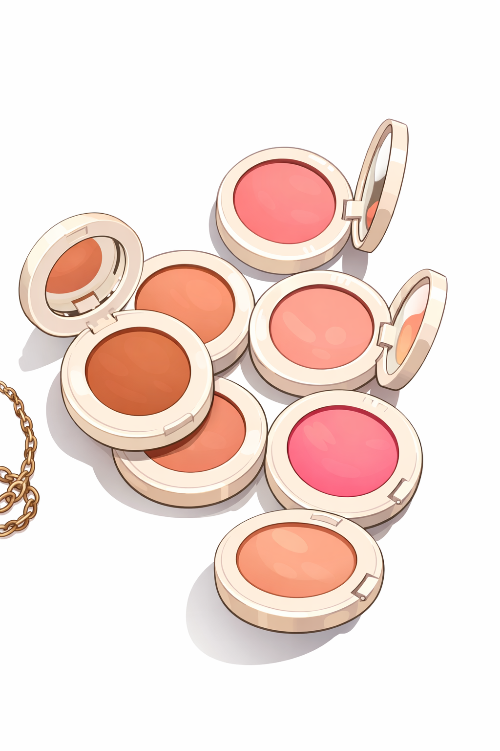 Básicos para maquillaje Rubores para maquillaje