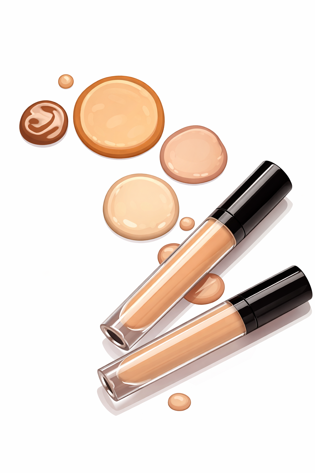 Básicos para maquillaje Corrector líquido para cubrir imperfecciones del rostro