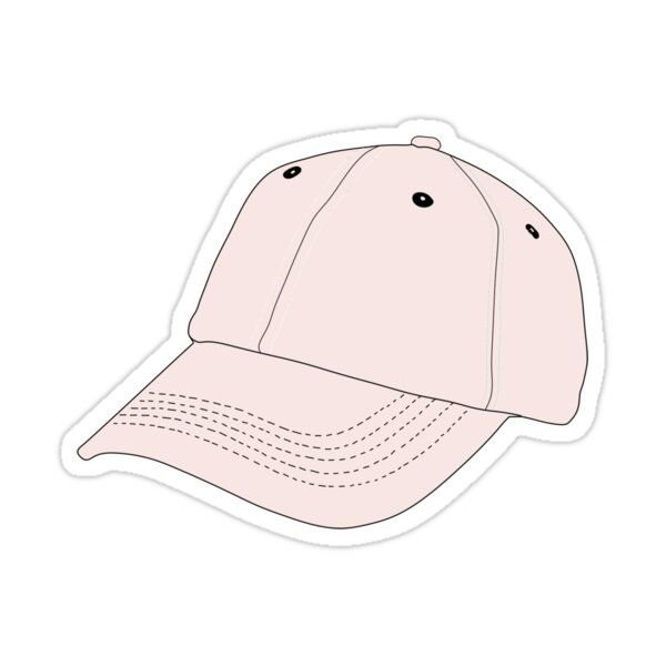 Accesorios white dad hat drawing sticker by frizbeeeyes